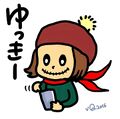 ビジターQが描いたゆっきーの絵、2017年