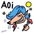 ビジターQが描いたアオイの絵、2017年
